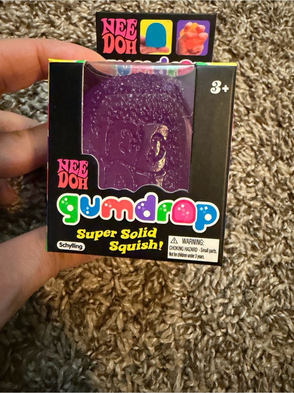 Needoh Gumdrop Super Solid Squish - Purple